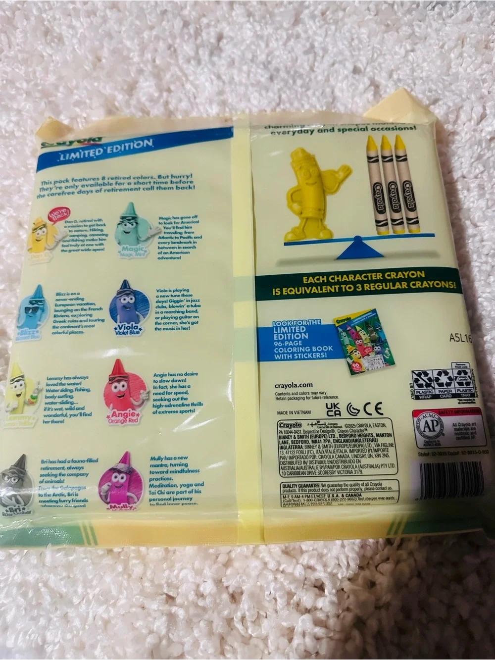 Crayola Limited Edition Kids Shaped Crayons - Multicolor
